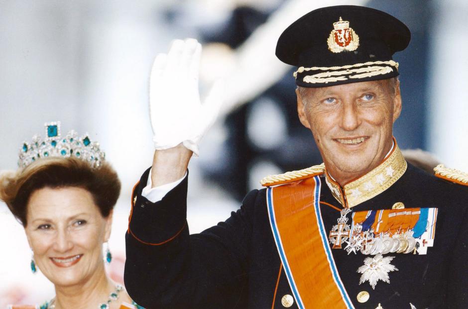 El Rey Harald de Noruega y la Reina Sonia