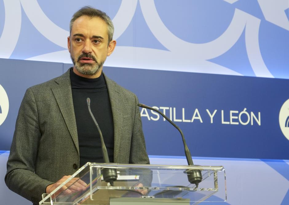 El portavoz parlamentario de Vox, David Hierro, en una imagen de archivo