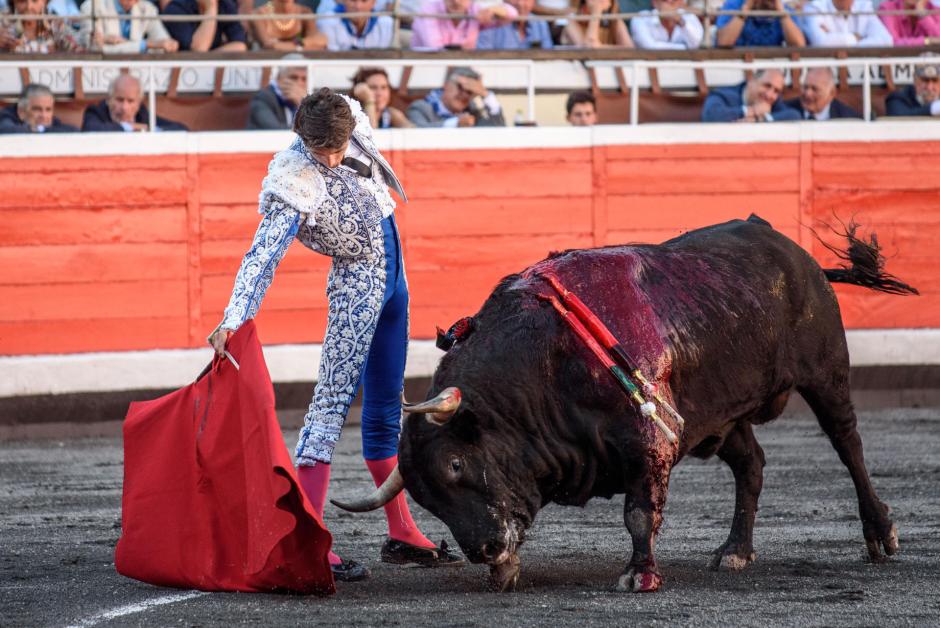 Sebastián Castella, con el primero de la tarde