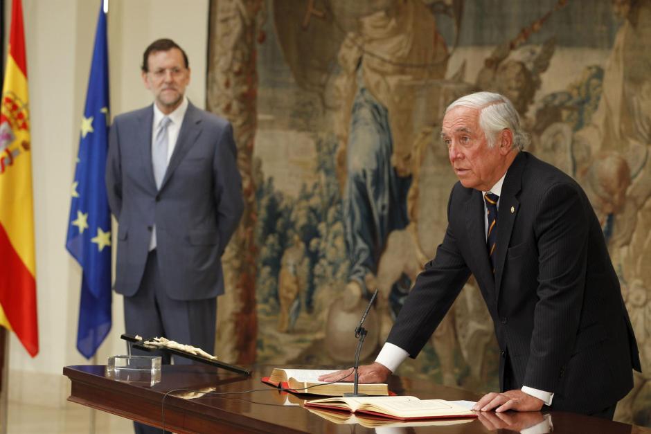 Carlos Espinosa de los Monteros, durante su toma de posesión como Alto Comisionado para la Marca España