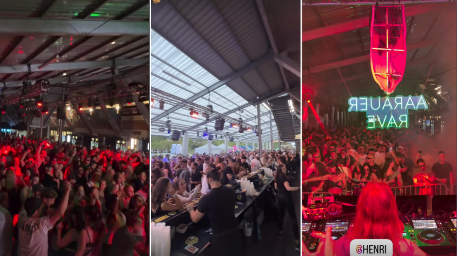 Últimas publicaciones en redes sociales de la cuenta de Instagram de la rave de Aaure