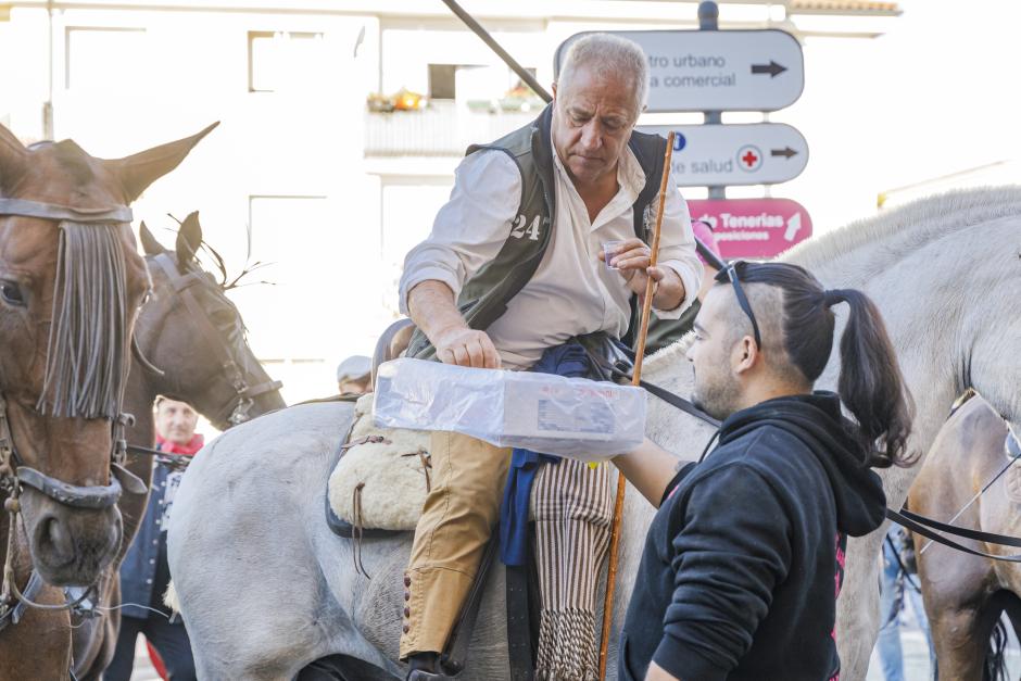 Segundo encierro de las las fiestas de Nuestra Señora del Rosario de Cuéllar, con toros de la ganadería Partido de Resina