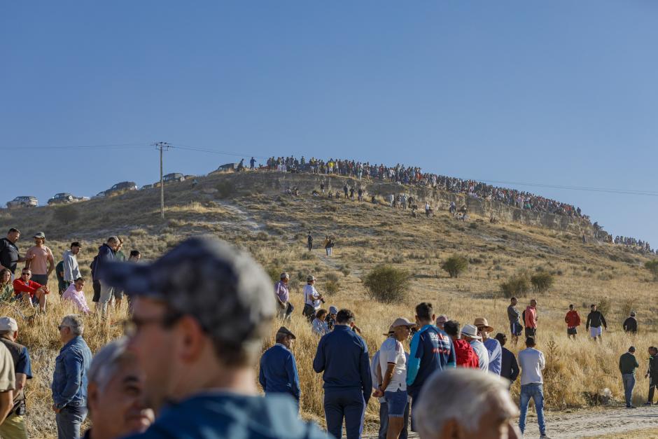 Segundo encierro de las las fiestas de Nuestra Señora del Rosario de Cuéllar, con toros de la ganadería Partido de Resina