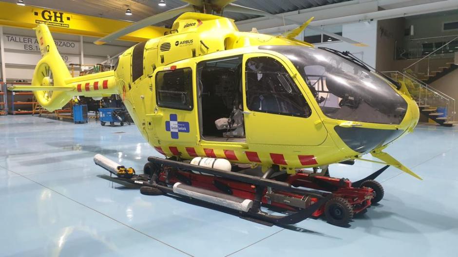 Helicóptero de atención sanitaria de Ceuta