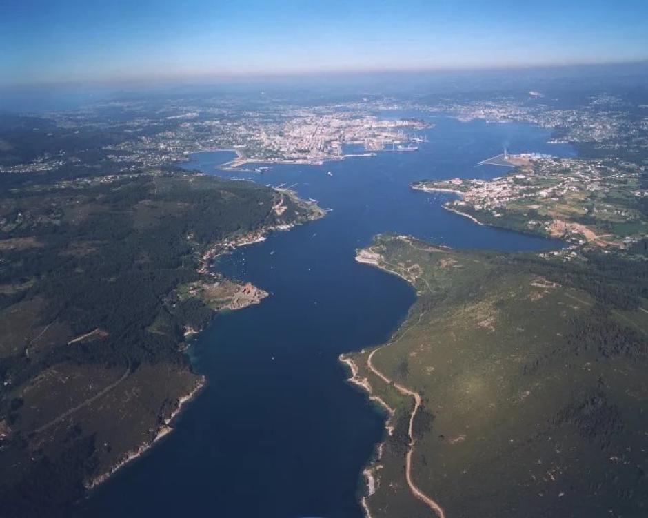 Entrada de la ría de Ferrol