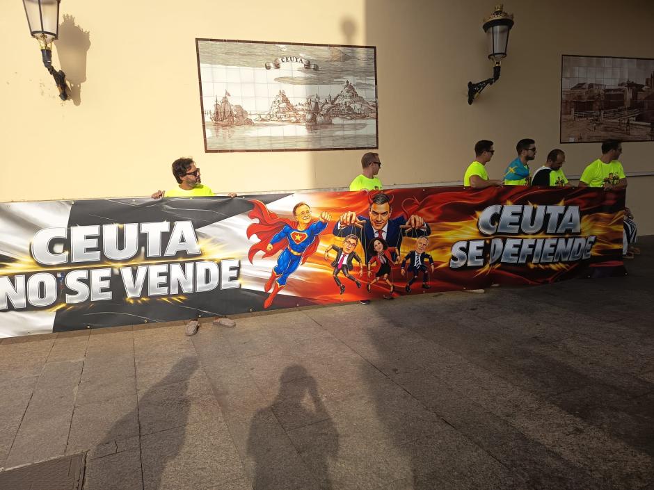 Imágenes de la manifestación en Ceuta