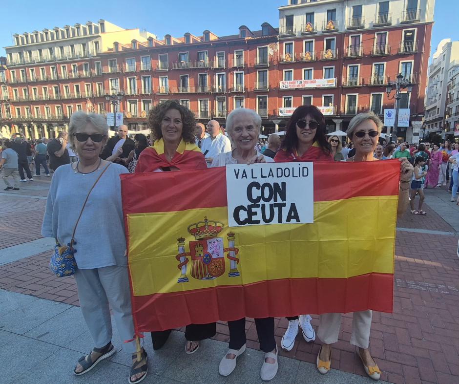 Concentración en Valladolid en apoyo a Ceuta