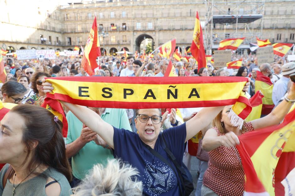 Concentración en apoyo a Ceuta desde Salamanca