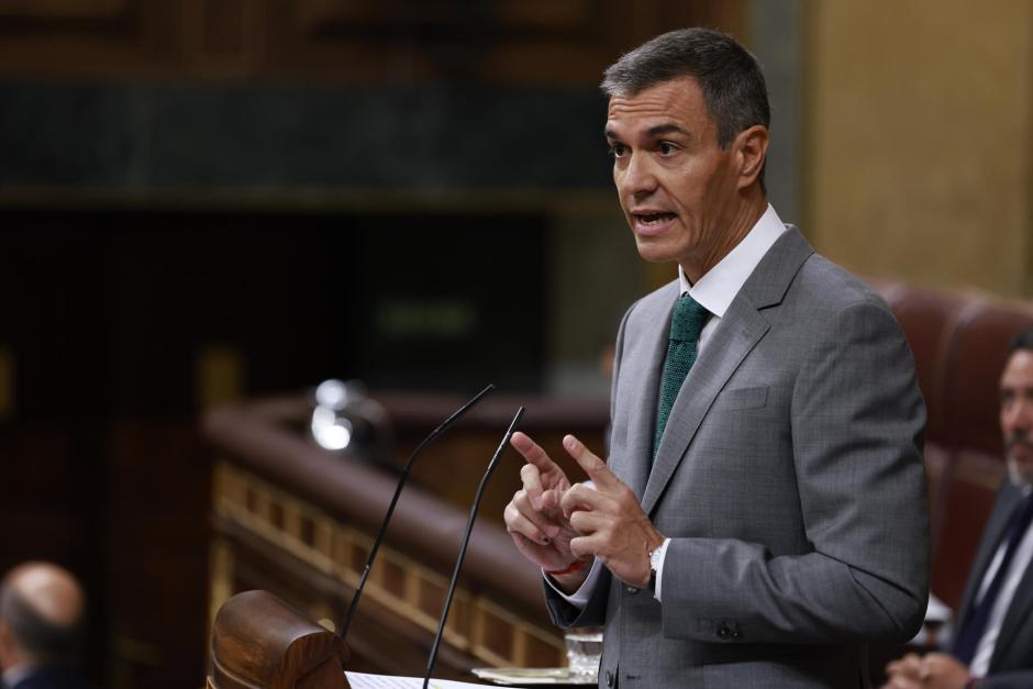 El presidente del Gobierno, Pedro Sánchez