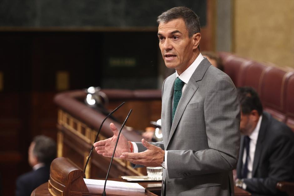 El presidente del Gobierno, Pedro Sánchez