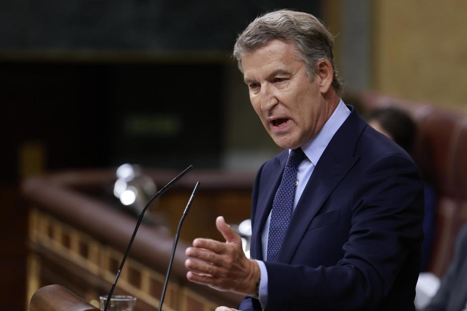 El líder del Partido Popular, Alberto Núñez-Feijóo