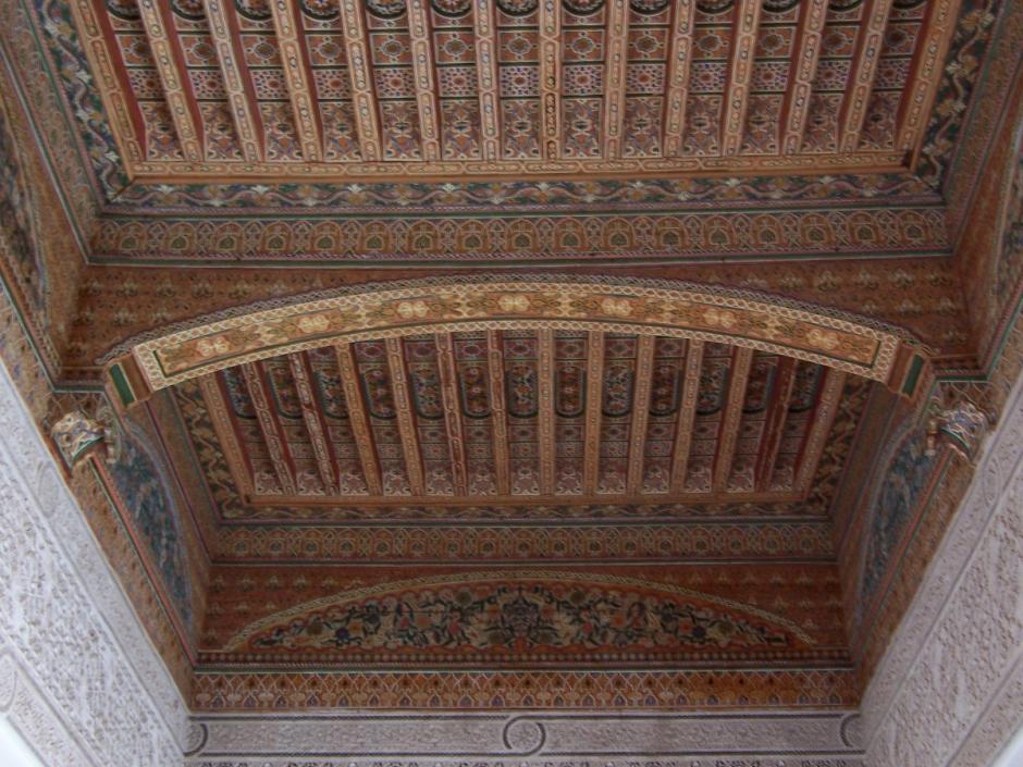 Uno de los techos del Palacio de la Bahía