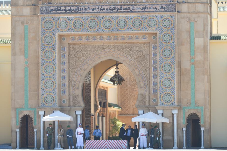 La puerta principal del Palacio Real de Rabat