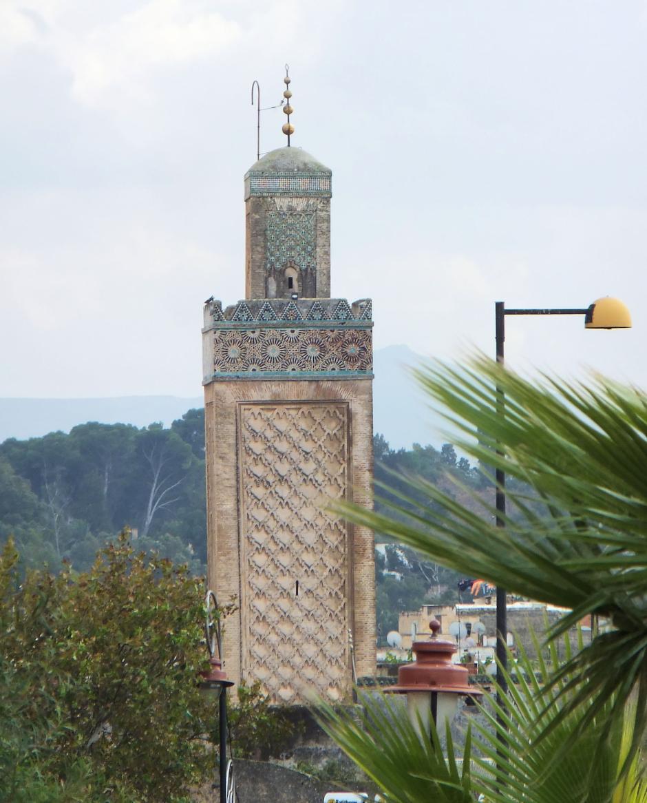 El minarete de la Gran Mezquita de Fez
