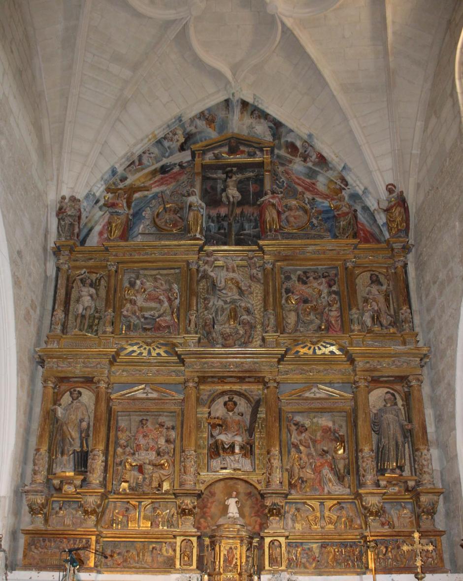 Retablo mayor, joya del romanismo burgalés