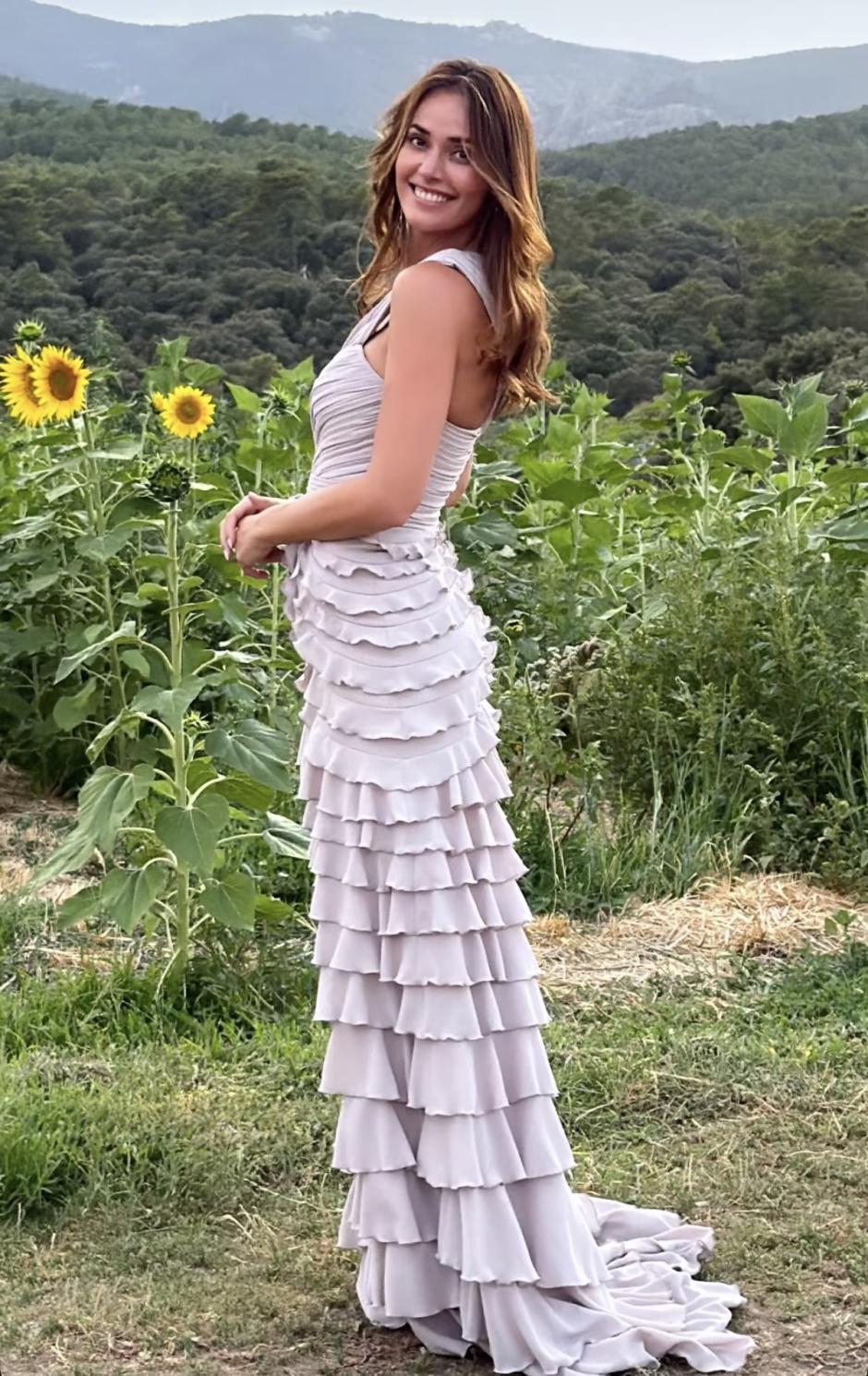 Irene Esser en la boda de Ángel Martín