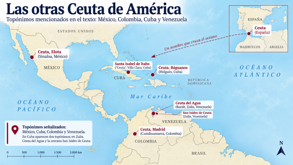 Las otras Ceuta de América: de México a Cuba, los pueblos que conservan el nombre de la ciudad española