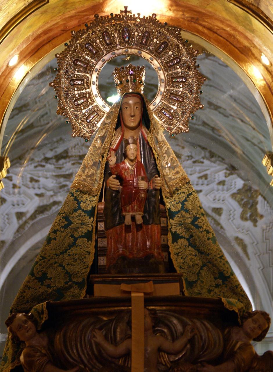 La virgen de El Henar en su santuario (Cuéllar, Segovia)