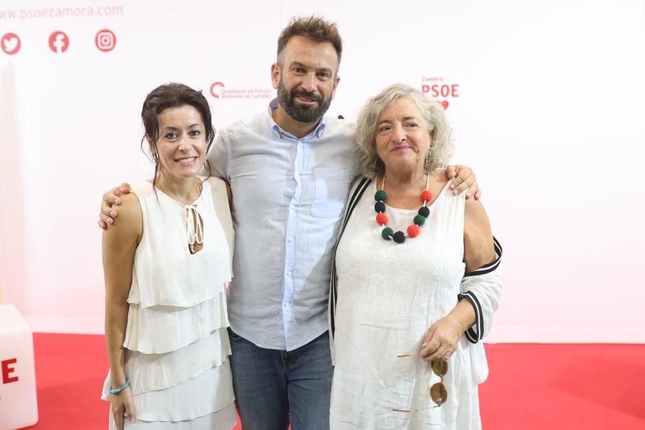 Los tres concejales del PSOE en el Ayuntamiento de Zamora