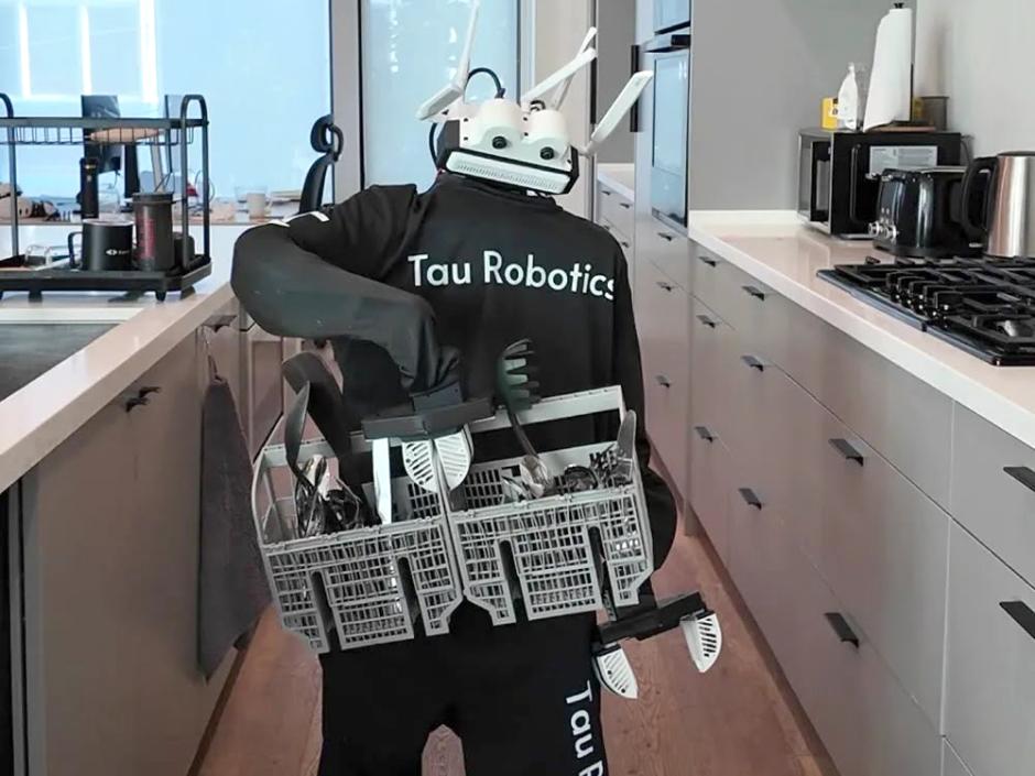 Fotografía tomada de la página oficial de Tau Robotics que muestra un robot de limpieza de una empresa de robótica que ha comenzado a implementar en San Francisco