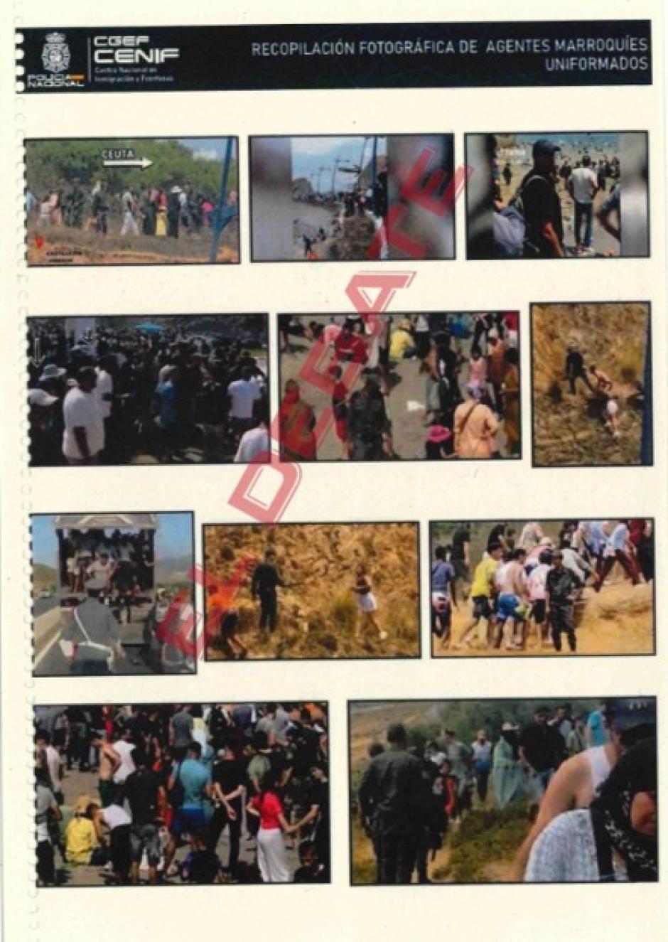 Extracto del informe de la Comisaría General de Extranjería y Fronteras de la Policía Nacional remitido a la Audiencia Nacional