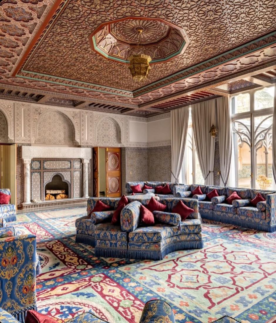 Una de las habitaciones del Castillo de Betz