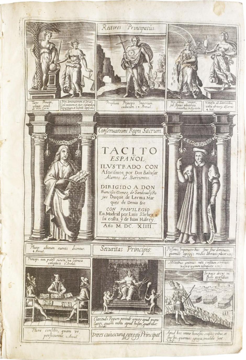 Tácito español ilustrado con aforismos