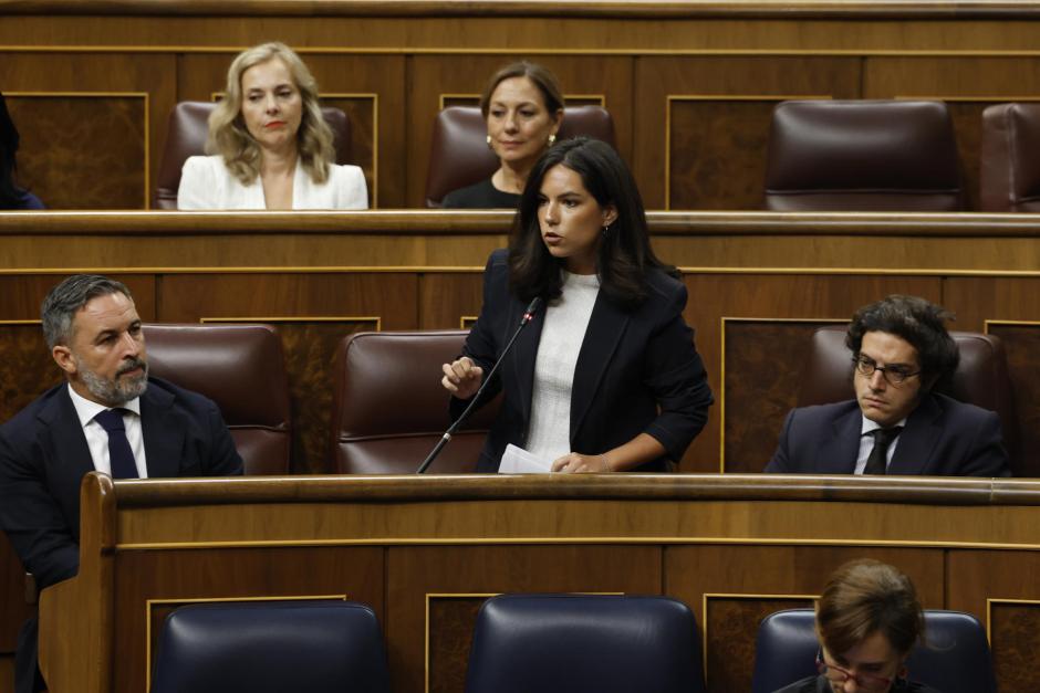 La portavoz de Vox en el Congreso, Pepa Millán