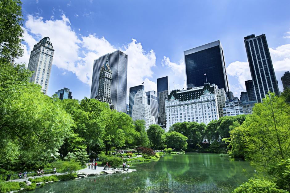 Central Park y el hotel Plaza de Nueva York, donde se alojaba Carlos Alcaraz