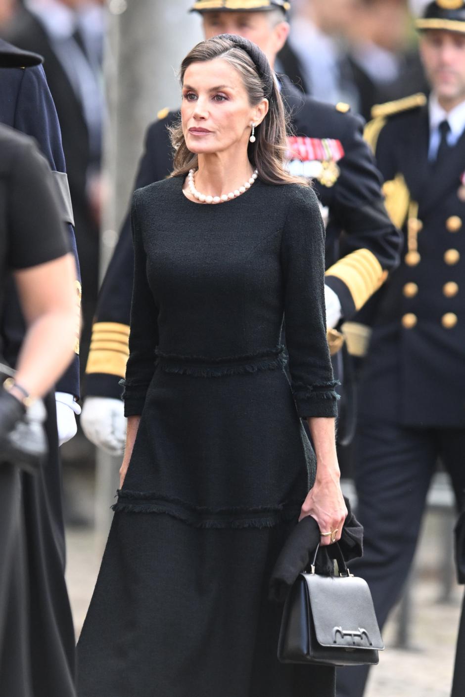 La Reina Letizia en el funeral de Estado del Rey Harald V