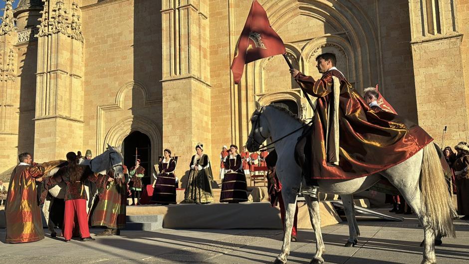 Recreación de la Proclamación de Isabel la Católica, en 2025, en Segovia