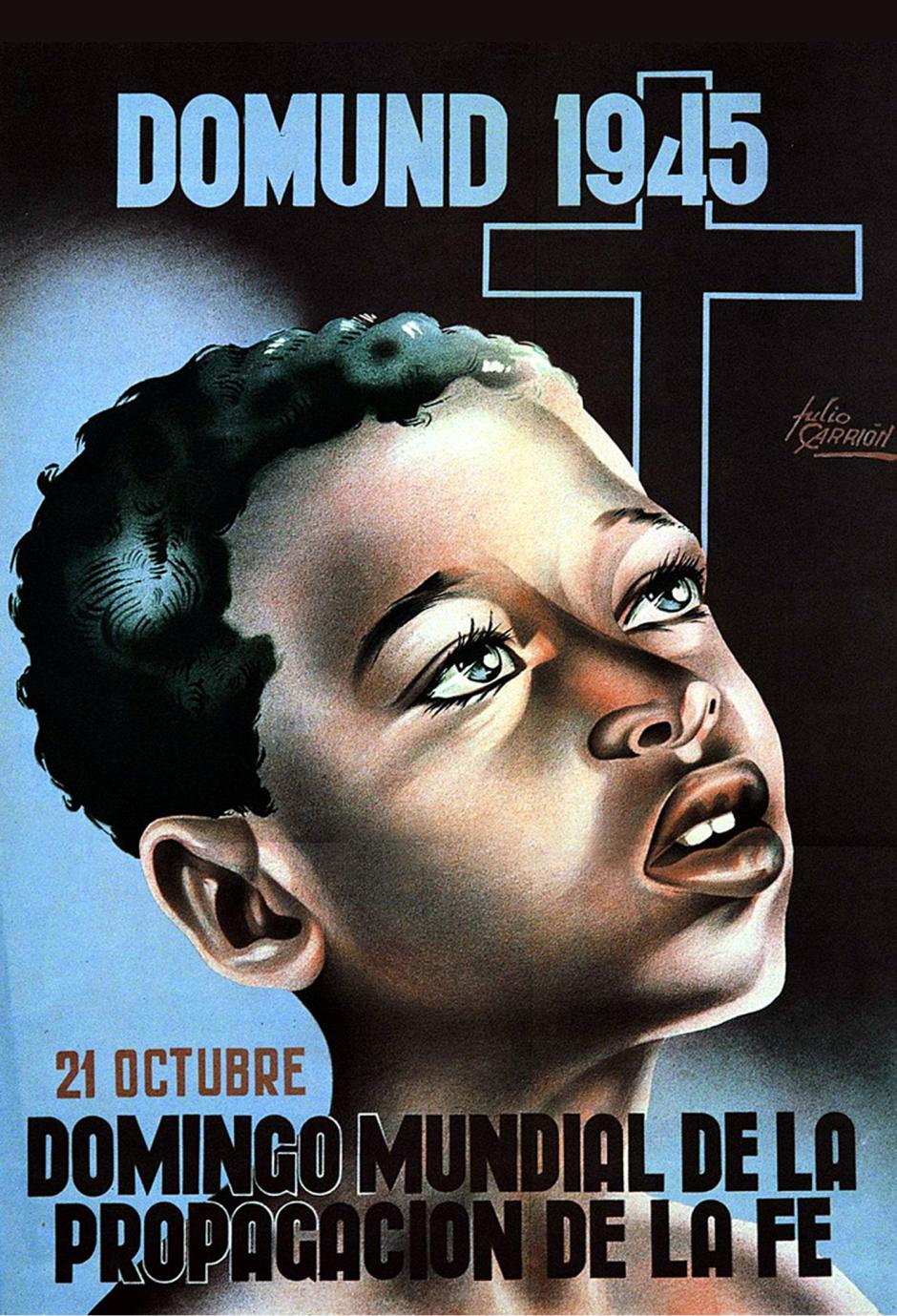 El cartel del Domund de 1945