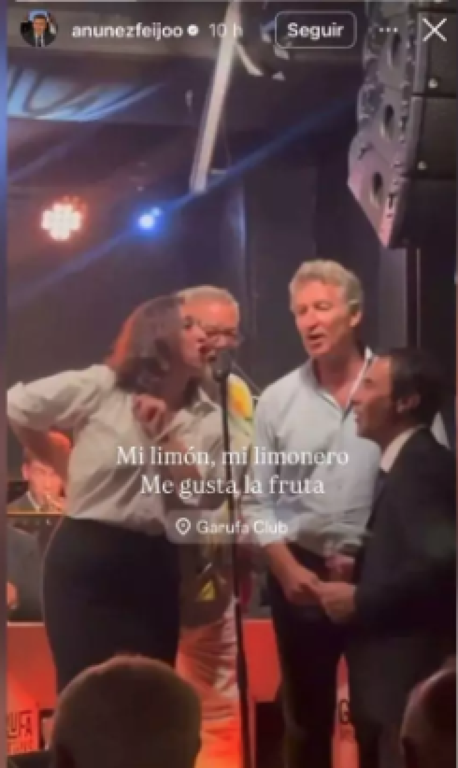 Alberto Núñez Feijoo en la celebración de su 64 cumpleaños