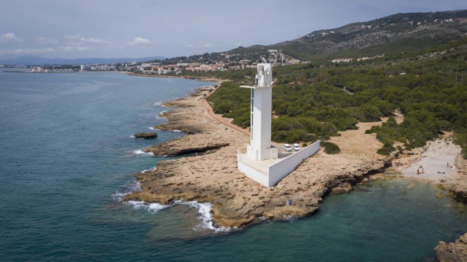Imagen del Faro de Irta, Castellón