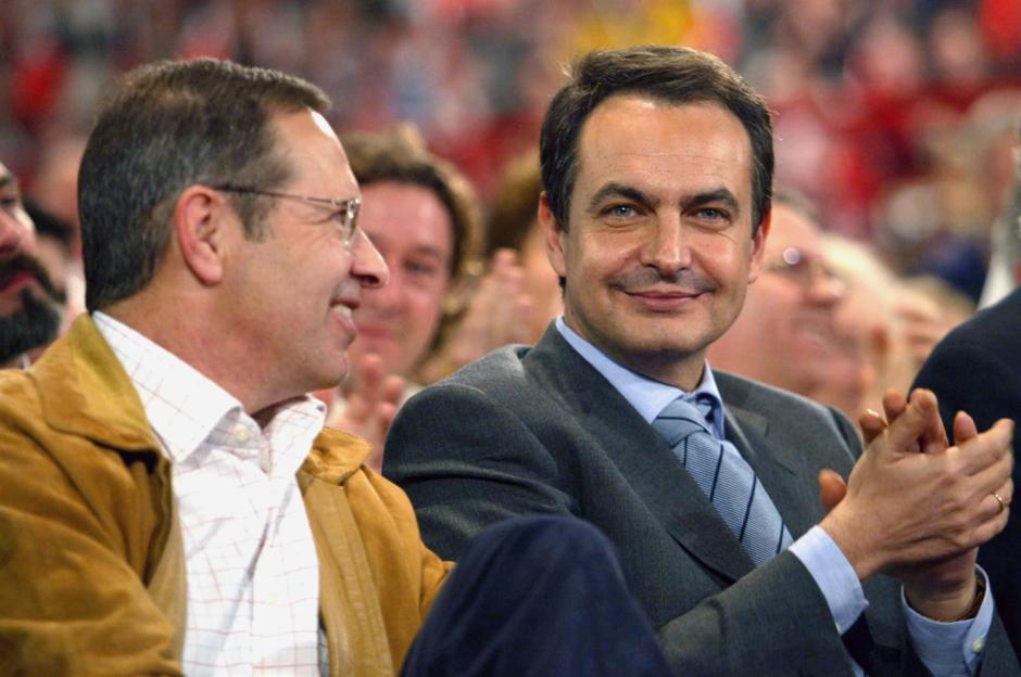 José Luis Rodríguez Zapatero junto a Ventura Pérez Mariño en una imagen de archivo