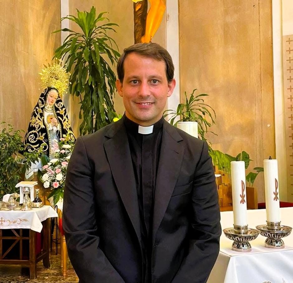 Borja Langdon, sacerdote en Arganda del Rey