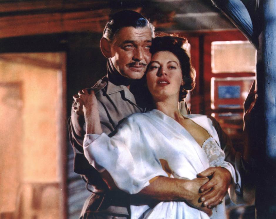 Clark Gable y Ava Gardner