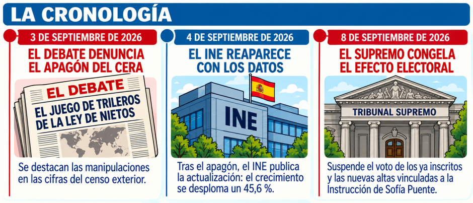 Cronología del baile de cifras y la decisión del Supremo