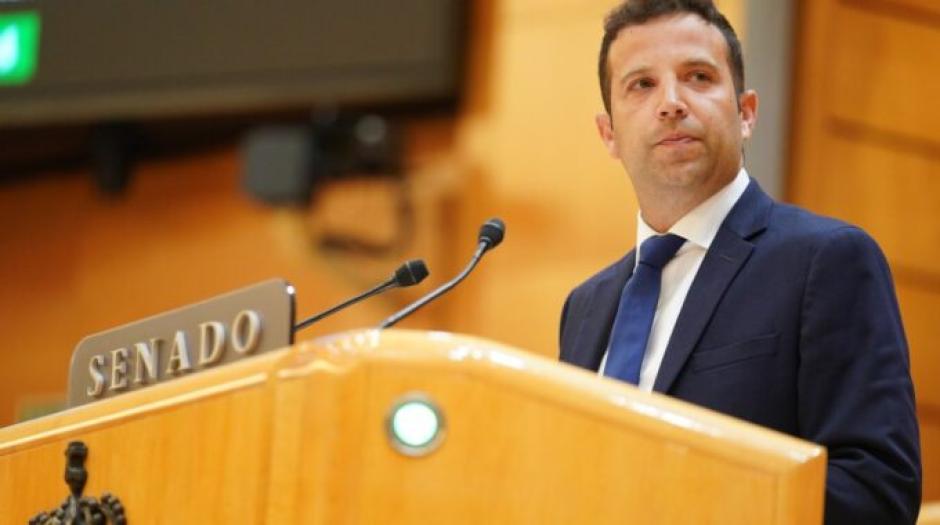 El senador y concejal del PP en Soria Javier Jiménez Santamaría, en una imagen de archivo