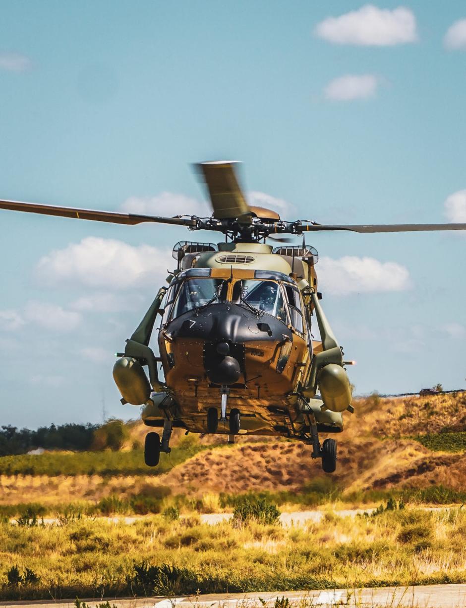 El NH-90 del Ejército de Tierra logra al menos 2 horas más de autonomía y hasta 6 horas de vuelo directo.