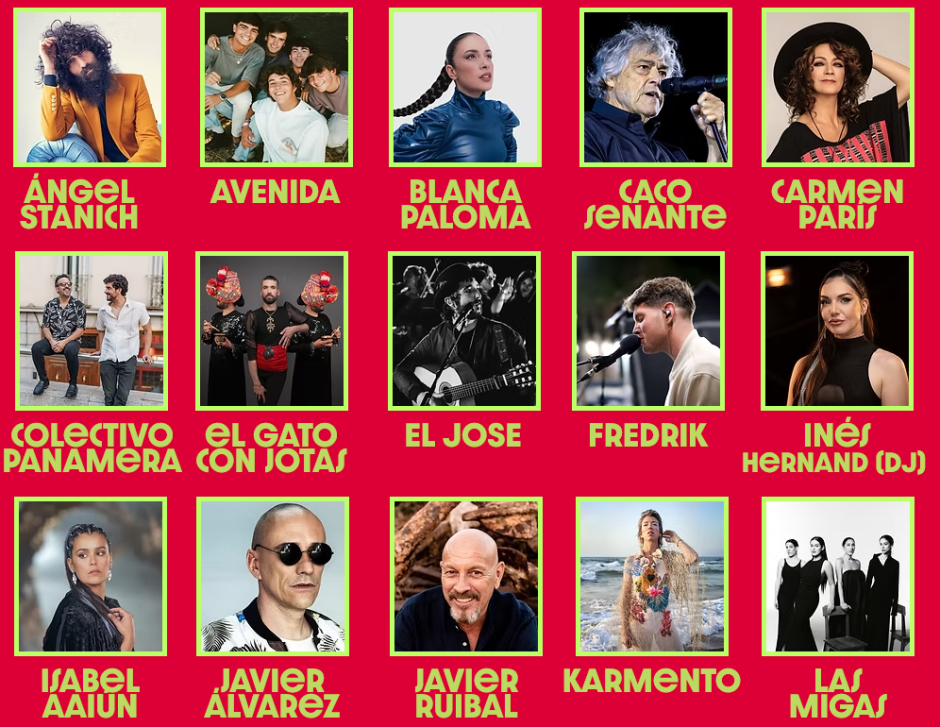 Cartel del 50 aniversario del Festival de los Pueblos Ibéricos