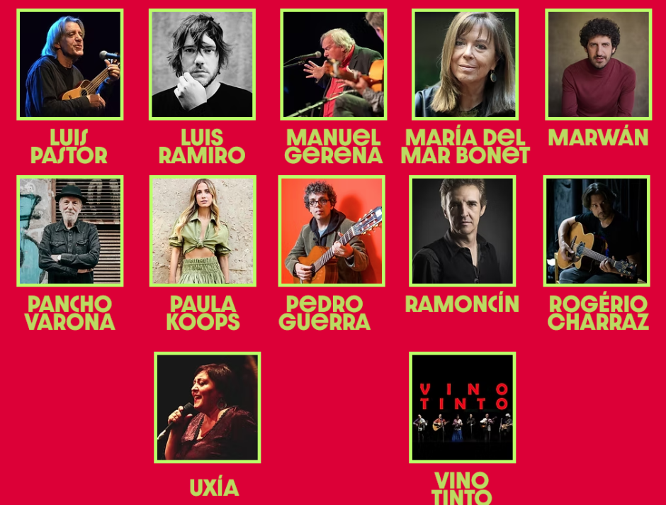Cartel del 50 aniversario del Festival de los Pueblos Ibéricos
