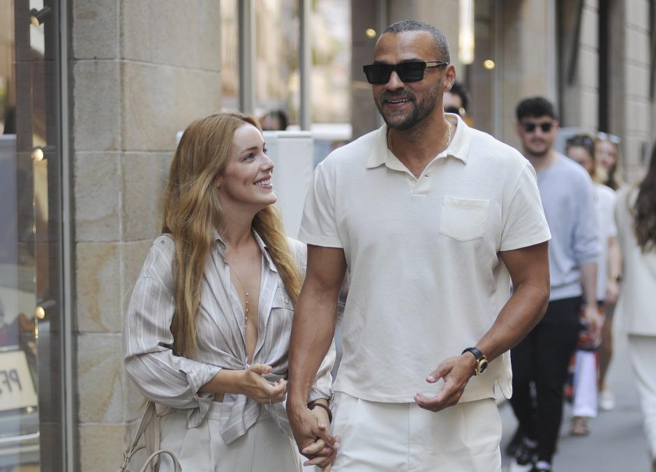 Alejandra Onieva and Jesse Williams In Fashion District, Milan, Italy - 04 Sep 2025