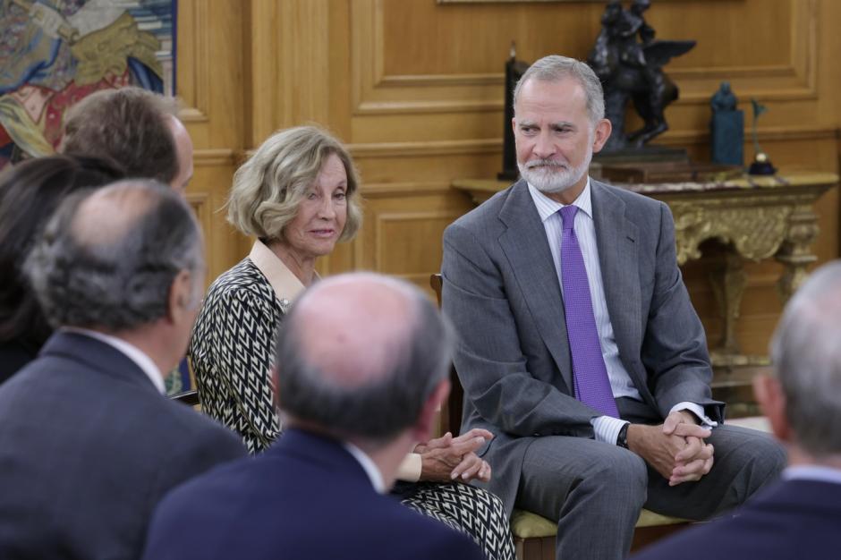 Don Felipe, con los responsables de Prosegur