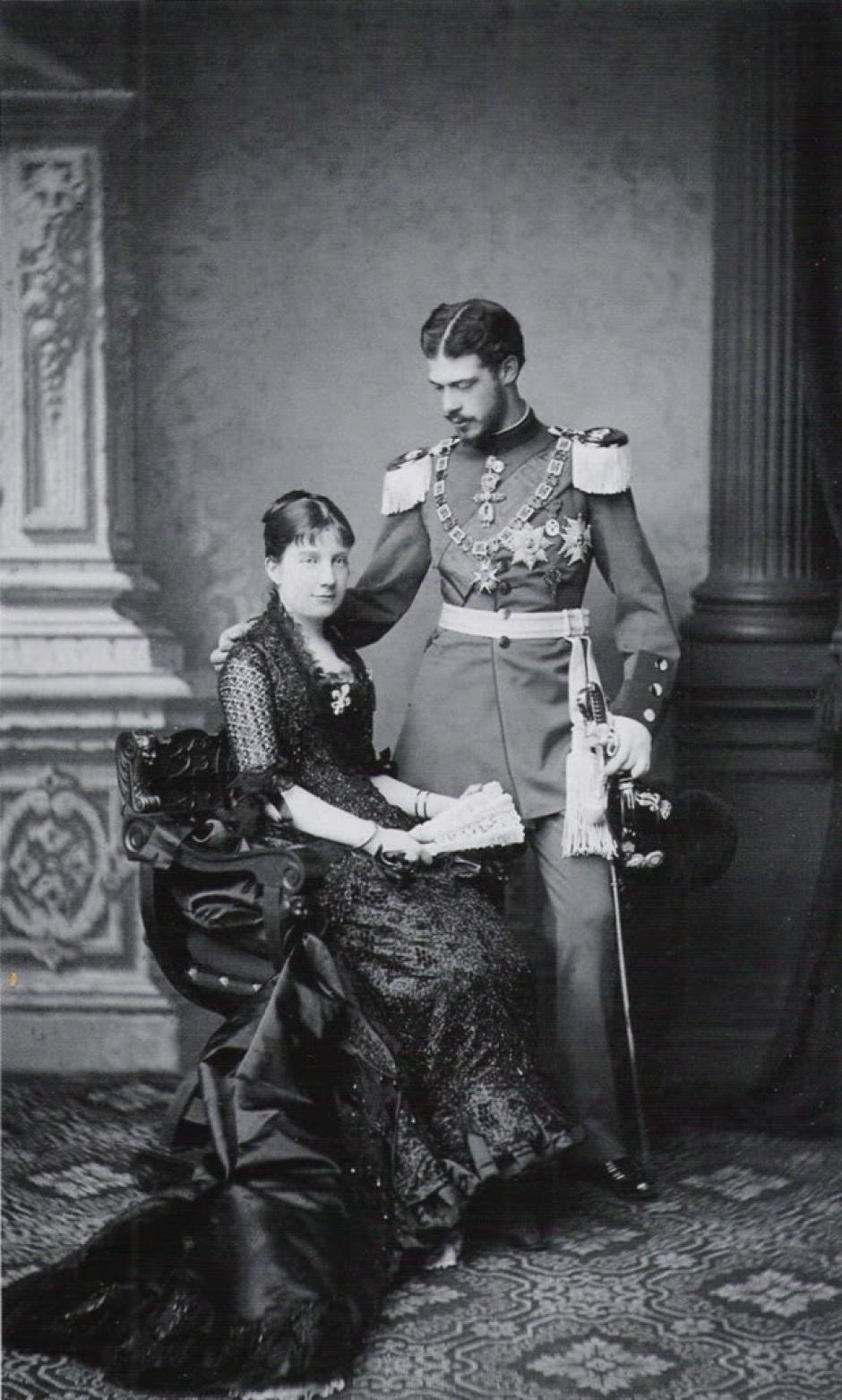La Infanta Paz y Príncipe Luis Fernando de Baviera, 1883