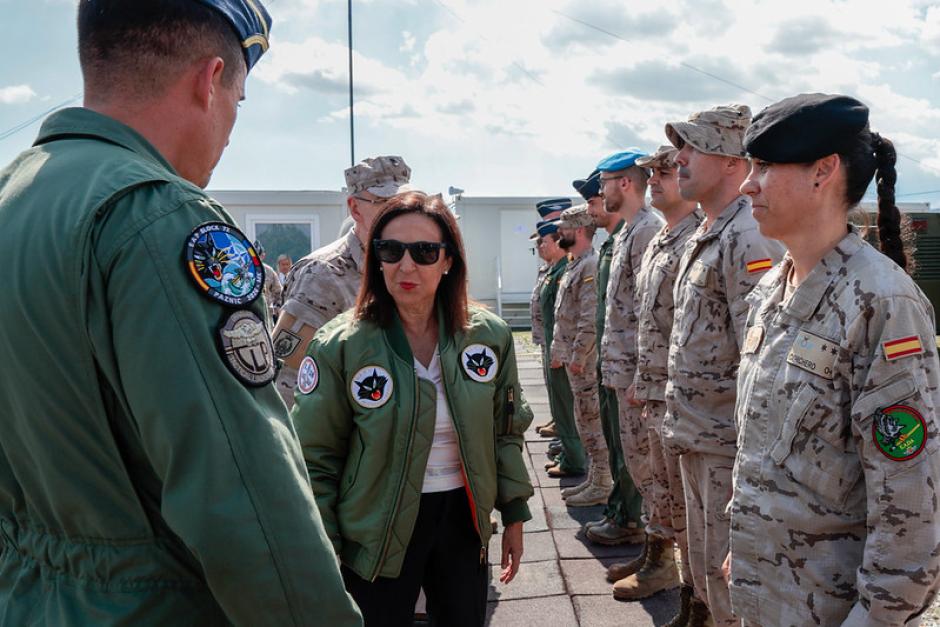 La ministra de Defensa pone de relieve la contribución de los pilotos del Ejército del Aire y del Espacio a la defensa colectiva, a la disuasión aliada y a la seguridad compartida