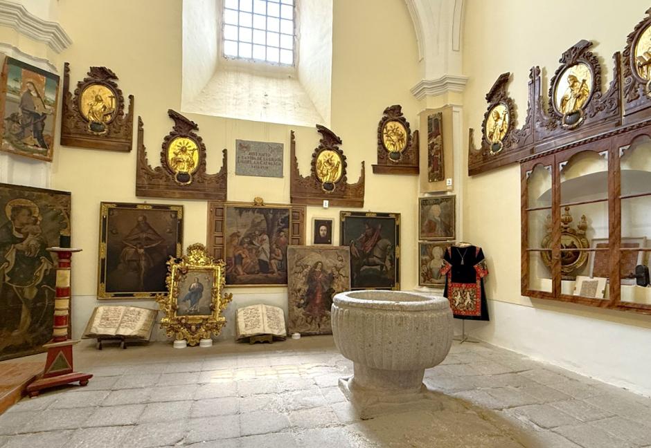 Pila bautismal de Isabel la Católica en Madrigal de las Altas Torres