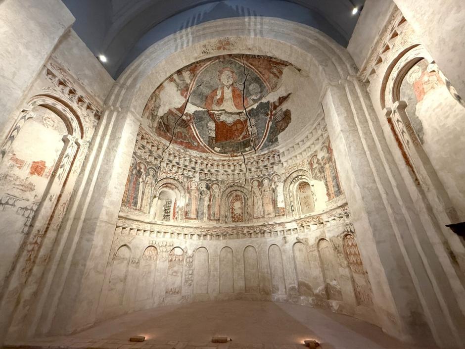 Frescos medievales en Santa María del Castillo