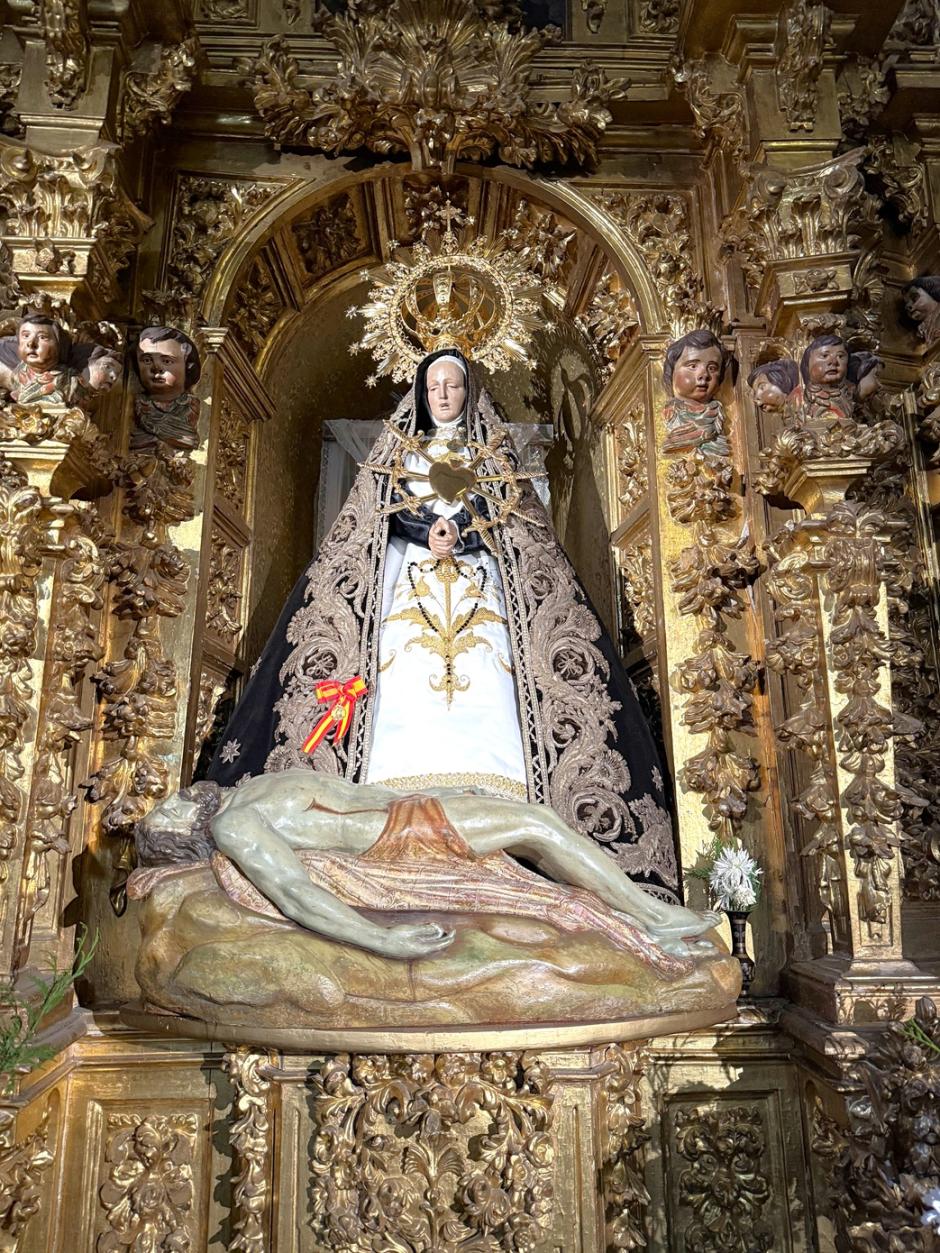 Virgen de las Angustias, en Arévalo