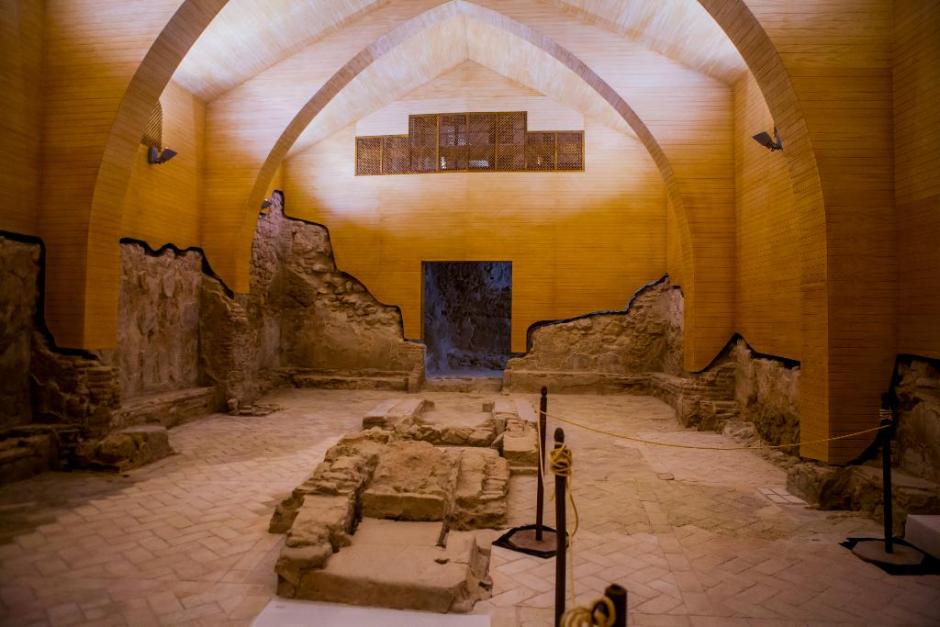 Sinagoga en la Judería del castillo de Lorca
